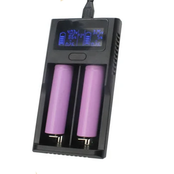 Mini Smart USB Nabíjačku s LCD pre lítium-Batery 26650 18650 18500 18350 17670 16340 14500 10440 3,7 V Lepšie VS UM20