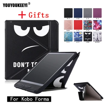 Stojí kryt prípade Kobo Forma 8 palcový ebook reader magnetické auto wake spánku smart cover+ Stylus pen ako darček