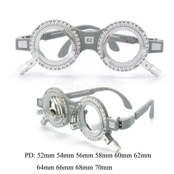 Univerzálne Nastaviteľné Optické Skúšobné Šošovky Rám na dioptrické Okuliare Optometry Optician Zrakového 52mm 56mm 58mm 60 mm 62mm 64mm 66mm 68mm 70 mm