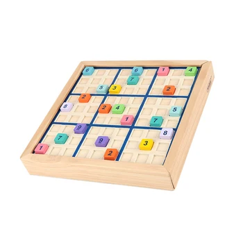 Montessori Sudoku Hračka Vzdelávacie Inteligentné Drevené Doskové Hry, Hračky pre Deti Mozgu Školenie Puzzle, Hračky, Vianočné Darčeky