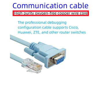 Switch Router Line USB pre Cisco Kontrolu Konfigurácie Platí Rj45 Cat5 Debug Linky Ethernet na Rs232 DB9 COM WS-C3750X ISR4221
