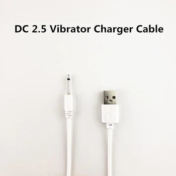 USB DC, 2.5 Vibrátor Nabíjací Kábel Kábel pre Nabíjateľné Dospelých, Hračky, Vibrátory