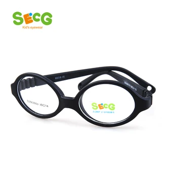 SECG Mäkké, Pružné Kolo UltraLight Dieťa Optické Okuliare, Rám pre detské Okuliare Unisex Chlapec Dievča Krátkozrakosť, Ďalekozrakosť Okuliare