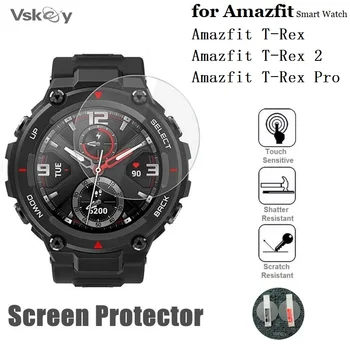 3KS Smart Hodinky Screen Protector pre Amazfit T-Rex 2. Kolo Tvrdené Sklo Anti-Scratch Ochranná Fólia pre T-Rex Pro