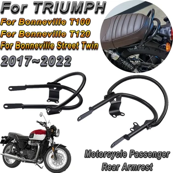 Pre TRIUMF Bonneville T120 T100 Ulici Twin 2017~2018 2021 19 Motocykel pre Cestujúcich Vzadu lakťová opierka Drop Ochrany Bar Príslušenstvo