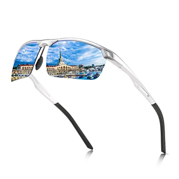 Móda Hliníka, Horčíka slnečné Okuliare pre Mužov Polarizované Šošovky Oči Chránia Slnečné Okuliare Muž Jazdy Športové Okuliare Oculos De Sol