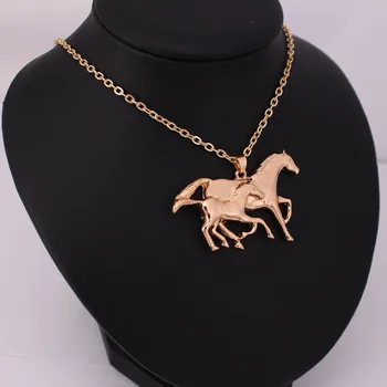hzew Matku a dieťa kôň prívesok náhrdelník kôň náhrdelníky