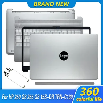 Nové Veci, Pre HP 250 G8 255 G8 15S-DR TPN-C139 Notebook, LCD Zadný Kryt Predného Panelu Závesy opierka Dlaní Spodnej puzdro L52007-001