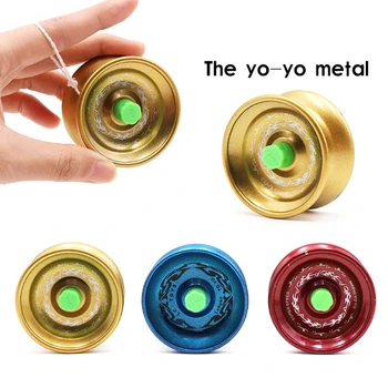 1PC Klasické Yo Yo Trik Loptu Farebné Kovy Yo-yos Hračka pre Dospelých Batoľatá Reagovať Hra Interaktívne String Yo Yo