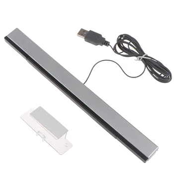 Hra príslušenstvo/Wii Sensor Bar Káblové Prijímače IR Signálu Ray USB Konektor Náhrada za NS Diaľkové