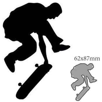Rezanie Kovov Zomrie Rez Formy Skateboarding Dekorácie Zápisník Papier Plavidlá Nôž Plesne Čepeľ Punč Blany