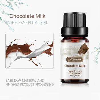 Čokoládové Mlieko Vôňa Esenciálnych Olejov Čistý rastlinný Ovocie Olej Pre Aromatické Aromaterapia Výustiek Biele Pižmo Jasmine Olej 10 ML