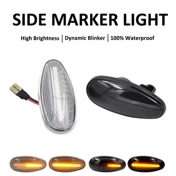 2x Auto Styling Bočné Obrysové LED Indikátor Dynamické Svetlo Na Mitsubishi Elipse Priestor Vozňa Galant Pajero Montero Outlander Lancer