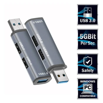ROZBOČOVAČ USB 3.0 3 Port Multi Splitter OTG Adaptér Pre Lenovo Xiao Macbook Pro 13 15 Air Pro PC Počítačové Príslušenstvo