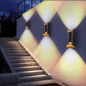 Moderný Minimalizmus Vodotesný LED Nástenné svietidlo Outdoor IP65 Záhrada, Veranda Nástenné Svietidlo Krytý Kúpeľňu, Chodbu, Schodisko na Stenu Sconce