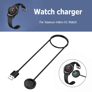 100 cm Smart hodinky Dock Nabíjačka Pre Xiao Mibro X1 Farba Lite USB Kábel, Nabíjací Dok Stojan Napájací Magnetické Sledovať Nabíjačku Kolísky