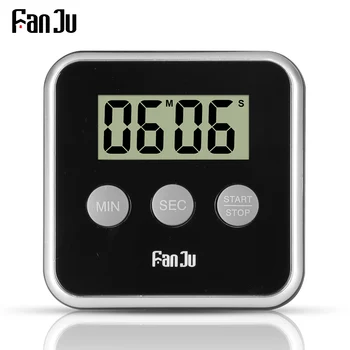 FanJu FJ231 Digitálny Časovač Kuchyňa Časovač Magnetické Veľký Displej Hlasný Alarm Jednoduché Použitie Mini Zadný Stojan na Varenie, Časovač
