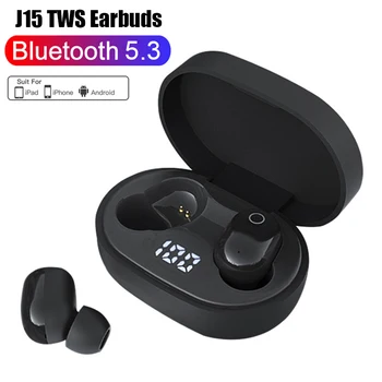 TWS J15 Air Pro Bezdrôtový Bluetooth Headset pre Xiao LED Displej Slúchadlá s Mikrofónom Fone Bluetooth Slúchadlá Bezdrôtové Slúchadlá