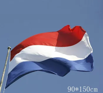 Veľké Holandsko Vlajka Polyester holandský Národný Banner Krytý Vonkajší Novú Vlajku Holland 90*150 CM
