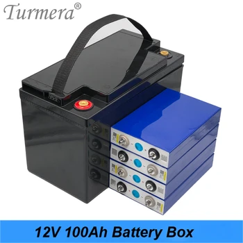 Turmera 12V 80Ah 90Ah 105Ah 200Ah 3.2 V Lifepo4 Batérie Úložný Box pre Solárny Systém a Neprerušené Napájanie 12V Použitie