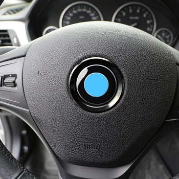 Auto Styling Dekorácie Krúžok Volantu, Trim Kruhu Nálepka pre BMW M3 M5 E36 E60 E46 E90 E92 X1 F48 X3 X5 X6 Auto Samolepky