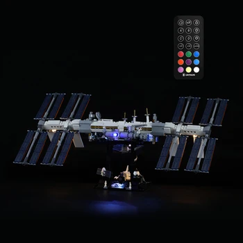 SuSenGo LED Svetla Kit pre 21321 Medzinárodnej Vesmírnej Stanice Diaľkové Ovládanie Verzia, (Model Nie je Súčasťou balenia)