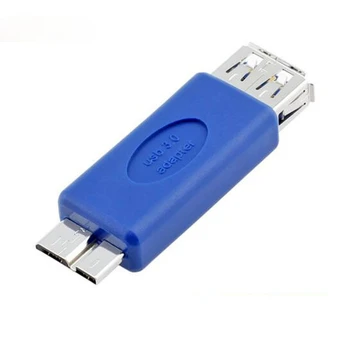 USB 3.0 Typ A Samica na USB 3.0 Micro-B Samec Konektor Konektor Adaptéra USB3.0 Converter Adaptér SOM na MicroB