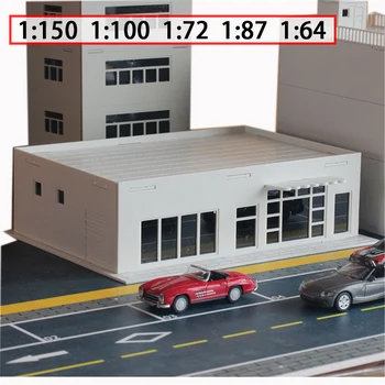 Miniatúrny model Simulácie budov Obchod pohodlie sklad model Street view scény 1:150 / 100 / 72 / 87 / 64