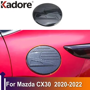 Pre Mazda CX CX30-30 2020 2021 2022 ABS Uhlíkových Vlákien Auto Vonkajšie Príslušenstvo Plyn Palivovej Nádrže Kryt Výbava Dekorácie Styling