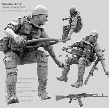 1/35 Živice model súpravy DIY obrázok ruský vojak self-assembled A-689