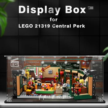 Akryl Display Box pre lego Central Perk Predviesť Priateľom, Kaviareň 21319 Prachotesný Vymazať Zobrazenie Prípade (Lego Sada nie sú Zahrnuté）