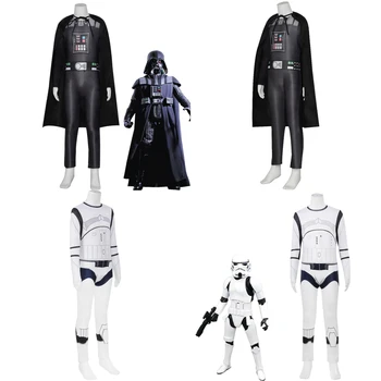 Star Wars: Dark Trooper Sith Imperial Stormtrooper Cosplay Kostým Deti, Dospelých Unisex Zentai Oblečenie Jumpsuit Kombinézu Catsuit