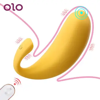 9 Rýchlosť Banán Tvar Vibračné Vajíčko Bezdrôtové Diaľkové Ovládanie G-Spot Vibrátor, Dildo pre Ženy Klitoris, Vagina Stimulátor Ženské Hračky