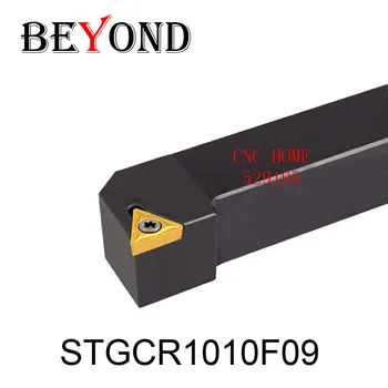 ZA 10 mm STGCR STGCR1010F09 STGCL1010F09 TCMT090204-HMP NC3020 Sústruhu Frézy CNC Externé Otočením Držiaka Nástroja Karbidu Vložky