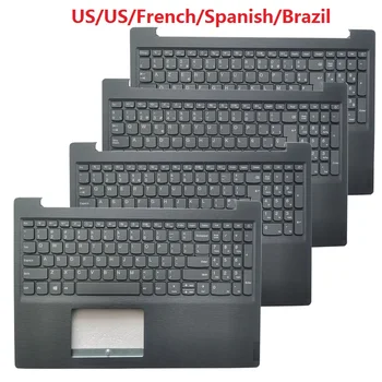 pre Lenovo IdeaPad V15-IIL V15-IGL V15-ADA V15-IKB V15-IWL US/UK/FR francúzsky/španielsky SP/Brazília BR notebook, klávesnica opierka dlaní hornej