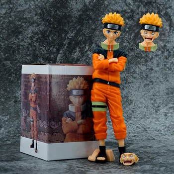 24 cm dve tváre Naruto Akčné Figúrky Kakashi, NARUTO Uzumaki Obrázok PVC Model Dekorácie Zber Kawaii Deti Hračka Darček