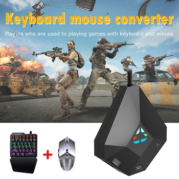 Myš Converter Pohodlné, Praktické užívateľsky príjemný Dizajn Mobile Gamepad Radič Herné Klávesnice Adaptér pre PS4/PS3