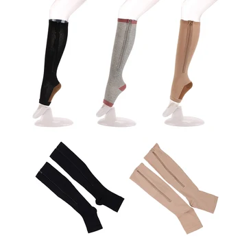 Muži/ženy Zips Kompresné ponožky polyester +nylon kompresné ponožky Zabrániť kŕčové žily pre Edém Sestier Tehotenstva Recovery
