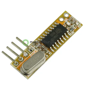 1PCS RXB12 433Mhz Superheterodyne Bezdrôtový Prijímač pre Presné Arduino AVR
