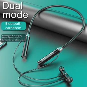 Bezdrôtové Slúchadlá Fone Bluetooth 5.0 Neckband Slúchadlá, Silikónové Hifi Stereo Športové Headset S Uväzovaním Za Vodotesný Magnetický Slúchadlá