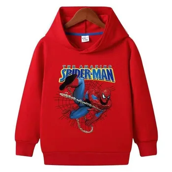 Disney, Marvel Spider Man Dievčatá Bundy Deti Hoodies Mikina Detské Oblečenie Na Jar Jeseň Kabát Deti Bežné Kapota Outwear