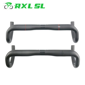 RXL SL Uhlíka Riadidlá pre Cestný Bicykel Vnútorné Smerovanie Riadítka 31.8 mm Požičovňa Drop Aero Tyče Riadidiel UD Matný 400/420/440