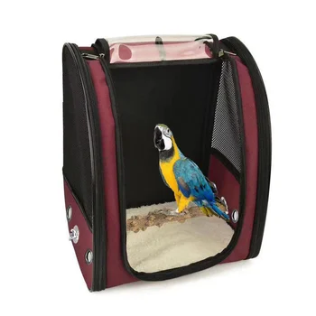 Priedušná Vták Taške Batoh Prenosné Papagáj Škorec Z Klietky Pet Vták Cestovný Box, Nosič pre Veľké a Malé Vtáky