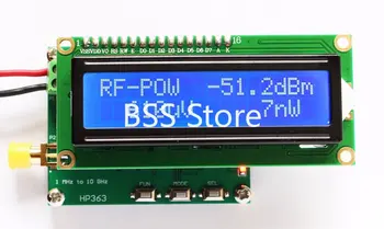 HP363 RF power meter 1MHz~10GHz -50~0dBm môžete nastaviť RF výkon útlm hodnota snímača