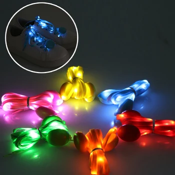 2023 Úplne Nové LED Shoelace Svetlo Svietiace Teniska Šnúrky Na Vianoce Domov Party Dekorácie Farebné Módne