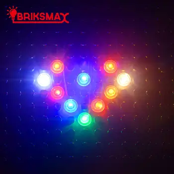 BRIKSMAX LED Svetlo Stavebné Bloky Bodka Svetla Kit Môžete Vyzdobiť Všetky Stavebné Bloky, Hračky Pre Deti Vianočný Darček