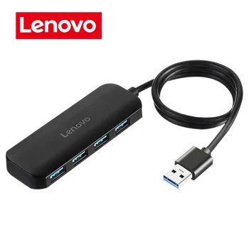 Lenovo 4Port Rozbočovač USB 3.0 Multi USB Rozbočovač 5Gbps Port USB 3.0 2.0 USB Adaptér Pre PC, Notebooku, Príslušenstva Hub-C, USB 3.0