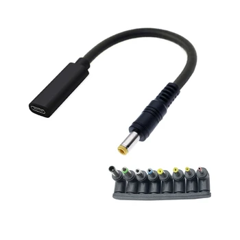 Typ-C PD Spúšť Kábel USB, C PD Mužov a 12V 3.5/4.0/4.8/5.5/6.3/6.4 mm Napájací kábel pre Bezdrôtový Smerovač Reproduktory