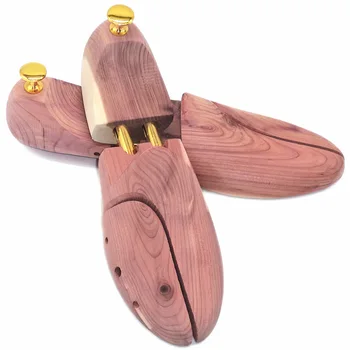 Skutočné drevené topánky podržte nastaviteľné cedar obuvi strom tvarované prázdne deformácie rozšírenie topánky