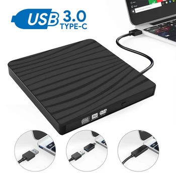 Prenosné USB 3.0 Externý DVD-RW CD Spisovateľ Jednotky Horák Optickej Jednotky Reader Jednotky-free Disk Čítačka, Prehrávač